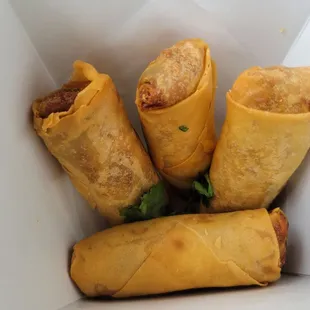 Taro spring rolls