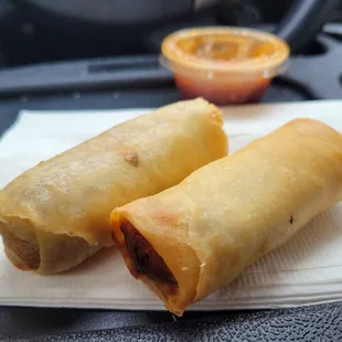 Fried taro rolls