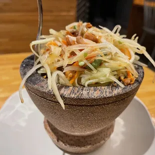 Papaya Salad|IG: @adfromlb