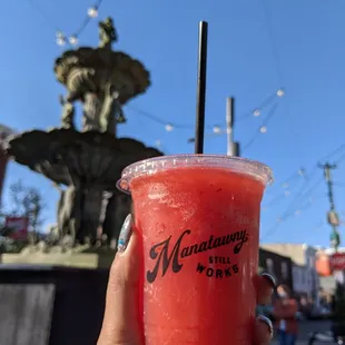 To go frozen strawberry mojito