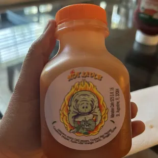 Must get on your way out! Hot sauce, $5.50