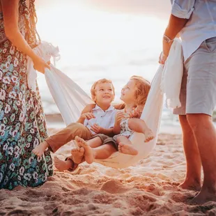 Family Ohana Portrait Session on the island of Oahu Hawaii