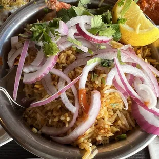 3. Shrimp Biryani