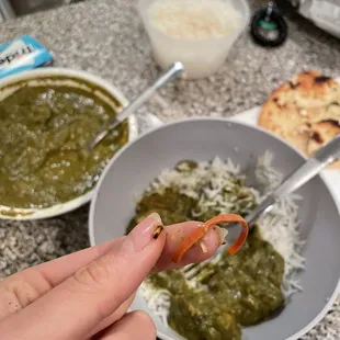 Chicken 7. Saag Chicken