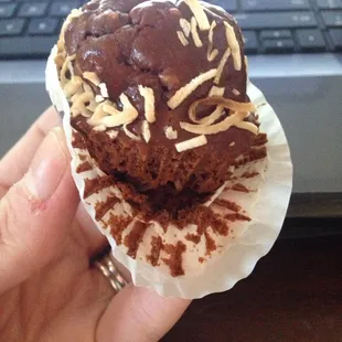 Chocolate coconut cake.