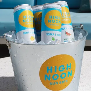 High noon buckets are available 4 for the price of 3!