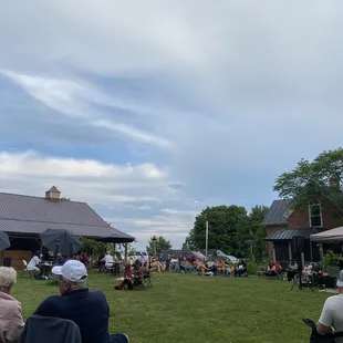 Bring lawn chairs Live music