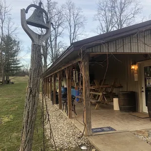 the outside of the winery