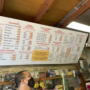 Menu as of 07.2021