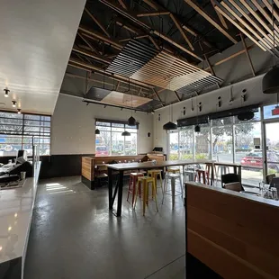 the interior of a restaurant