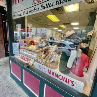 a bakery window