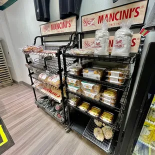 display of bread and pastries