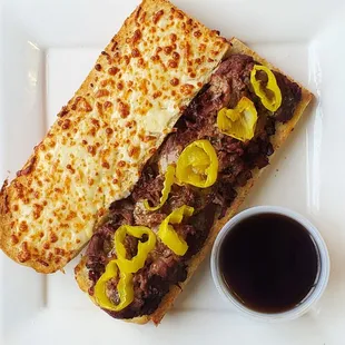 Italian Beef with au jus sauce