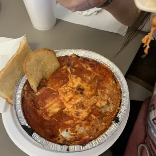 Lasagna ... was the best we ever eat.