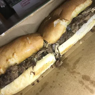 Steak and cheese grinder