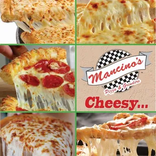 a slice of cheese pizza