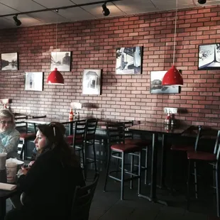 a group of people sitting at a table