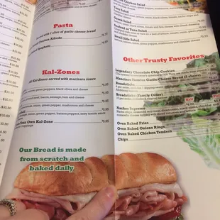 2page of menu