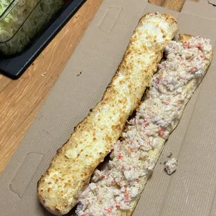 16" (full) seafood grinder...add lettuce &amp; tomatoes!