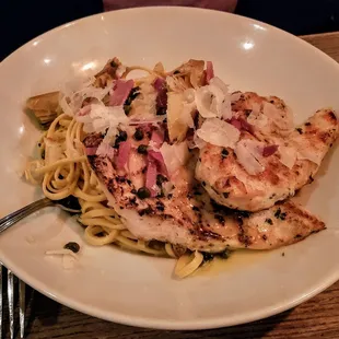 Chicken Picatta at Mancy's Italian Grill