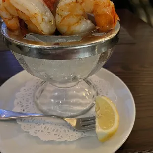 Shrimp cocktail appetizer