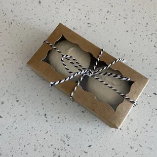 a box with twine of twine