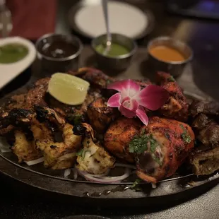 Mix Tandoori Kebabs Platter