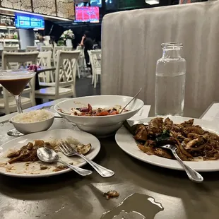 Just left all these food because of bad service