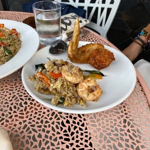 Basil Fried Rice, Mandala Wings...yum!
