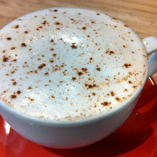 We offer a selection of nutrient rich steamed beverages made  with a base of either Organic Dairy or Raw Organic Almond Milk.