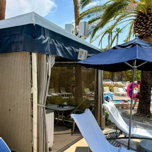 Cabana by Lazy River.