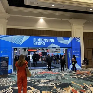 We are here to attend the licensing expo!