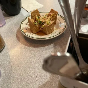 Burmese stuffed tofu Burmese Stuffed Tofu (4 pcs)(V)(GF)*