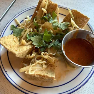 Burmese Stuffed Tofu (4 pcs)(V)(GF)*