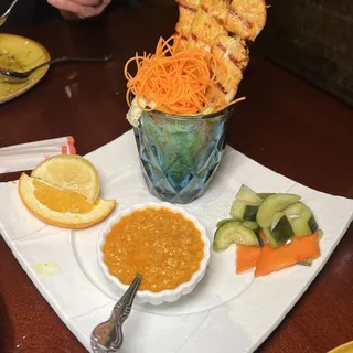 CHICKEN SATAY ( 6 STICKS )