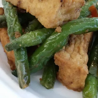Dry Pan Fried String Bean