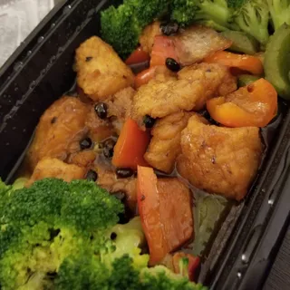 Fish Filet with Black Bean Sauce
