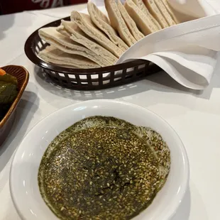 Pita Bread + Za'atar oil