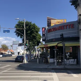 Right at the corner of Orlando and Beverly