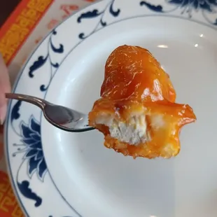 5/25/24. Cross-section of the perfect sweet &amp; sour chicken, 5/5 stars!