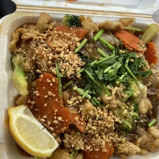 Glass noodle pad Thai