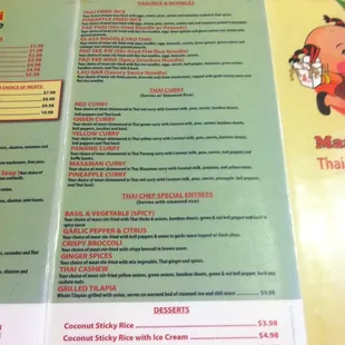 Menu Page 4