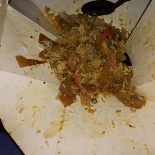 Screw in Kung Pao Triple dinner