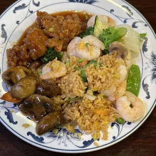 Part of lunch buffet