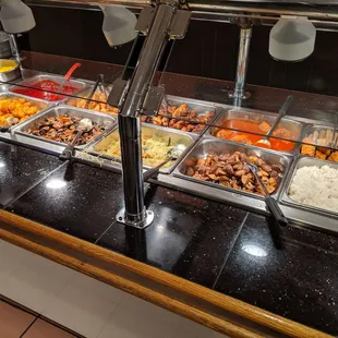 1st half of the main buffet with the favorites you're accustomed to