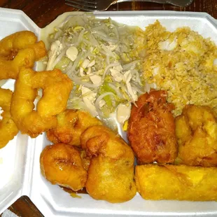 Lunch Special A.  Also comes with eggdrop soup!