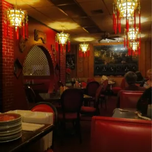 The front dining area is definitely nicer than the back area.