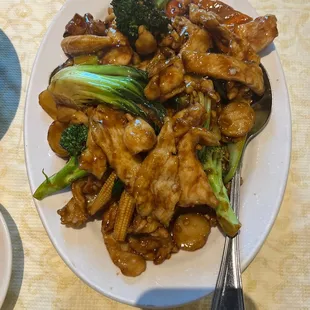 Chicken with deluxe vegetables!