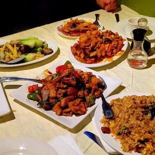 Our group ordered several dishes.