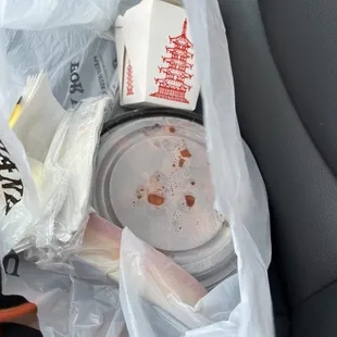 Crap food bland barely any meat